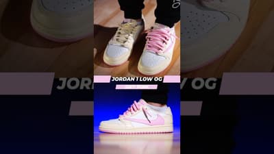 Air Jordan 1 Low OG Shy Pink Travis Scott #weartesters #sneakers