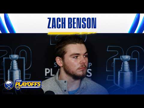 “We’re Going To Be Hungry” | Zach Benson Ahead Of Game 4 In Montreal | Buffalo Sabres Playoffs