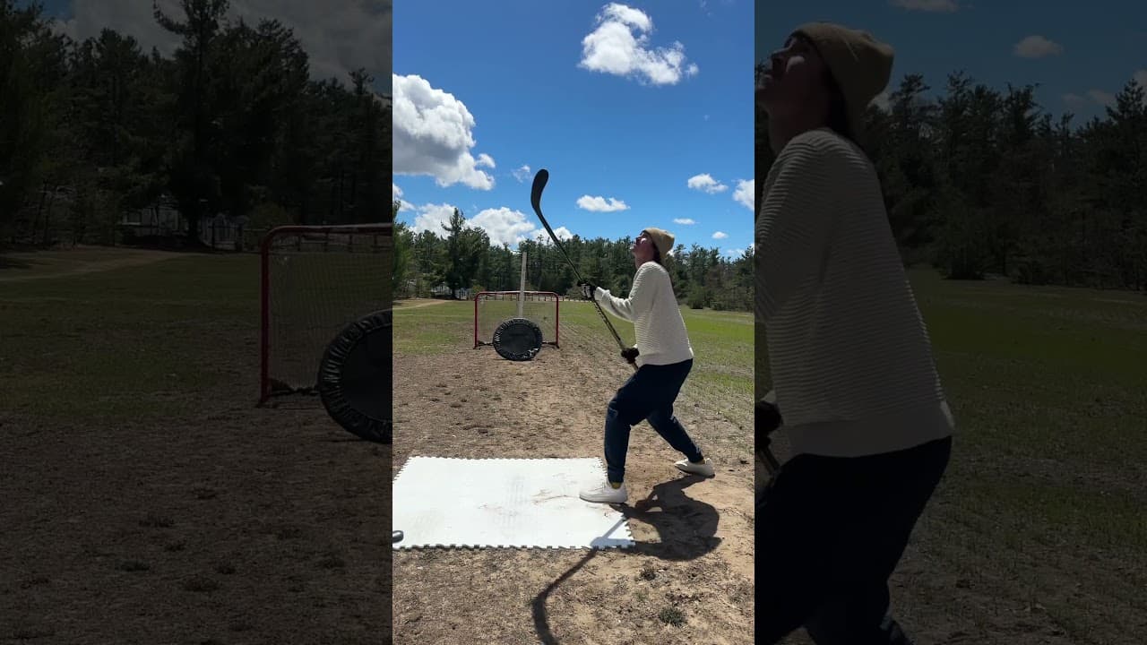 Working on this new move in the field 🏒