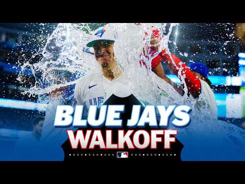 FULL INNING: Blue Jays score 2 runs in the bottom of the 9th to WALK IT OFF against the Phillies! 😮