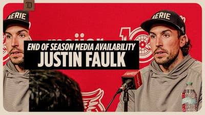 Justin Faulk Detroit Red Wings Season Ending Media | April 17, 2026