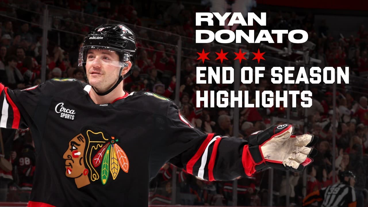 RYAN DONATO End of Season Highlights 🚨📹 | Chicago Blackhawks