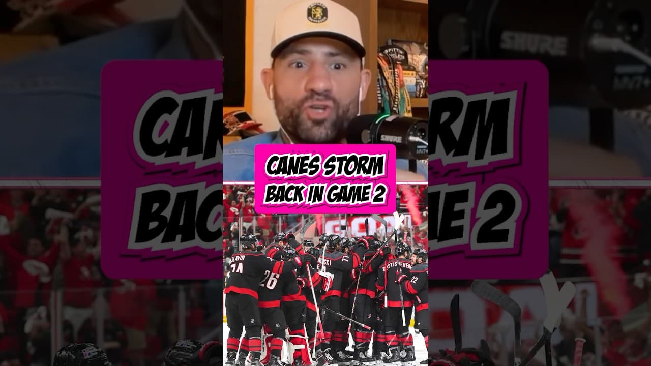 We got to witness an all-timer comeback from the Canes in Game 2 🍿