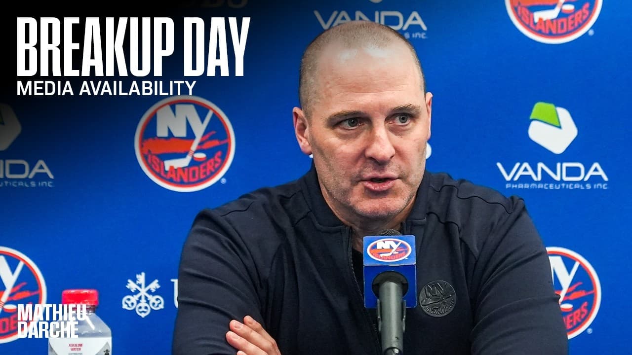 New York Islanders 25-26 Breakup Day Availabilities - Mathieu Darche