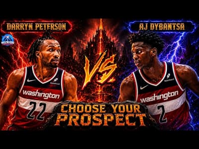 🚨 AJ Dybantsa or Darryn Peterson?! The Wizards Have a FRANCHISE-CHANGING Decision at No. 1