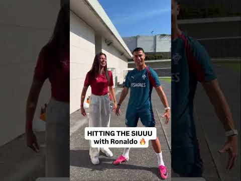 She hit the ultimate celly with Ronaldo 😤 (via @celine.dept/IG)