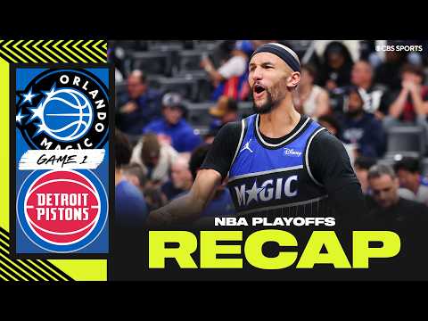 UPSET ALERT! 🚨 | Magic STUN Pistons, take 1-0 series lead | 2026 NBA Playoffs