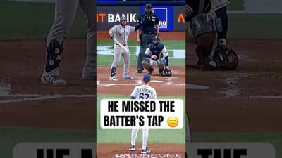 ump missed it..