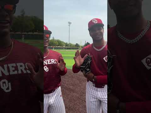 Oklahoma baseball's LJ and Xander Mercarius brother quiz 🤔 #shorts