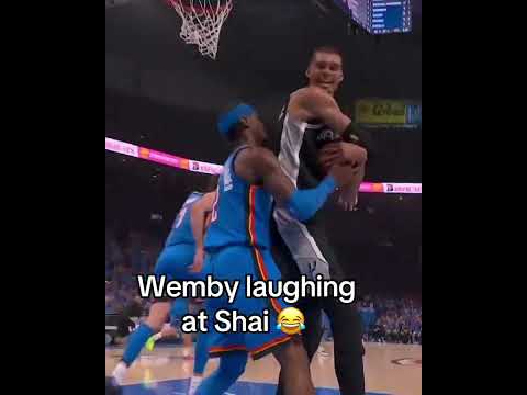Wemby was not fazed 😂