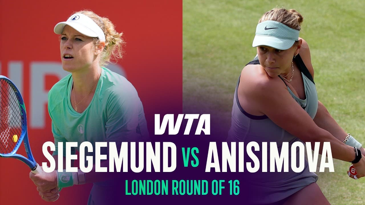 Laura Siegemund vs. Amanda Anisimova | 2026 London Round of 16 | WTA Match Highlights