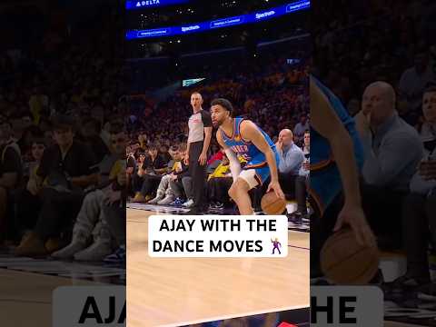 Ajay Mitchell pulling out the dribble moves for the tough bucket!