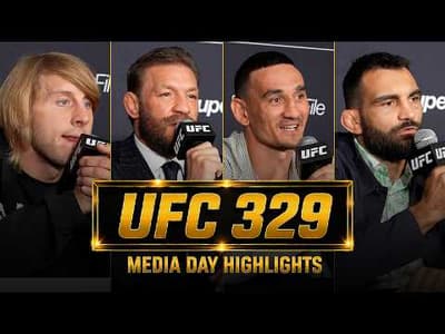 UFC 329: McGregor vs. Holloway 2 Media Day Highlights | MMA Fighting
