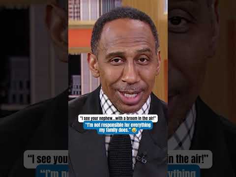 Stephen A. cannot control his family 😅