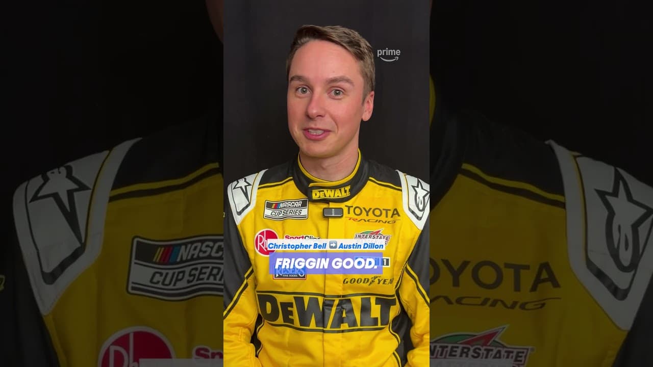 Who had the best compliment? 😅 #NASCARonPrime