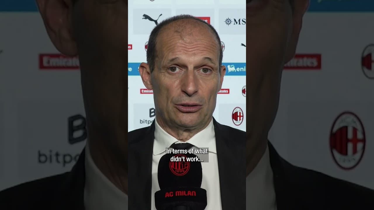 Massimiliano Allegri after #MilanCagliari | #Shorts
