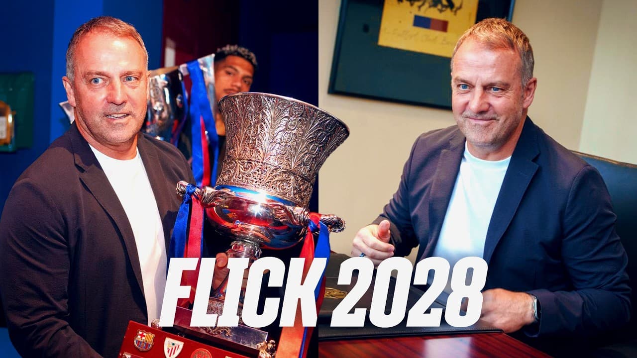 A SPECIAL DAY FOR HANSI FLICK | FC Barcelona🔵🔴