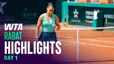 Day 1 in Rabat featuring Udvardy, Parks & more! | WTA Match Highlights