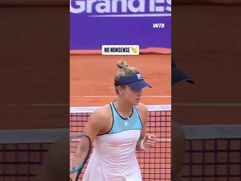 Wonderful court coverage 👏 Jaqueline Cristian flew through the opening set against Tauson! #IS26