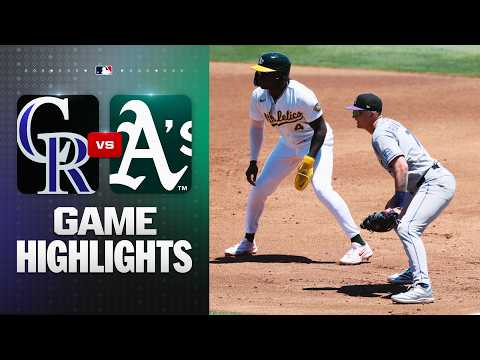 Rockies vs. Athletics Game Highlights (6/14/26) | MLB Highlights