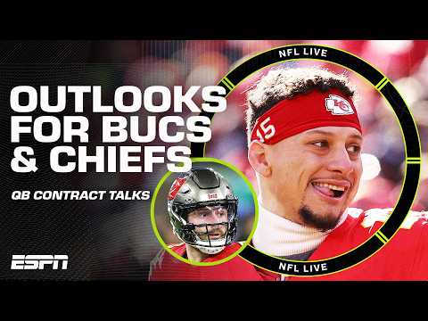 Patrick Mahomes IS the Chiefs! 🗣️ Outlooks for Chiefs + Baker Mayfield's extension talks | NFL Live
