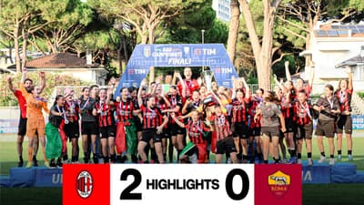 Rossonere Campionesse d'Italia | Milan-Roma 2-0 | Highlights Finale U15 Femminile