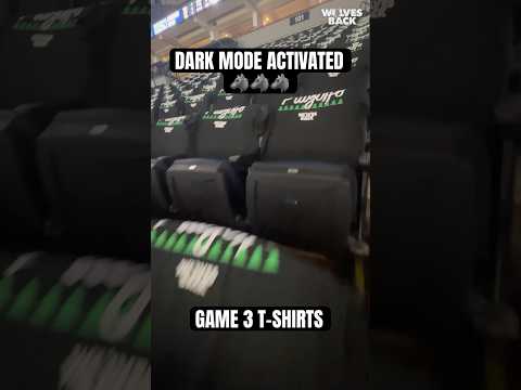 It’s a Blackout in the Target Center 👀