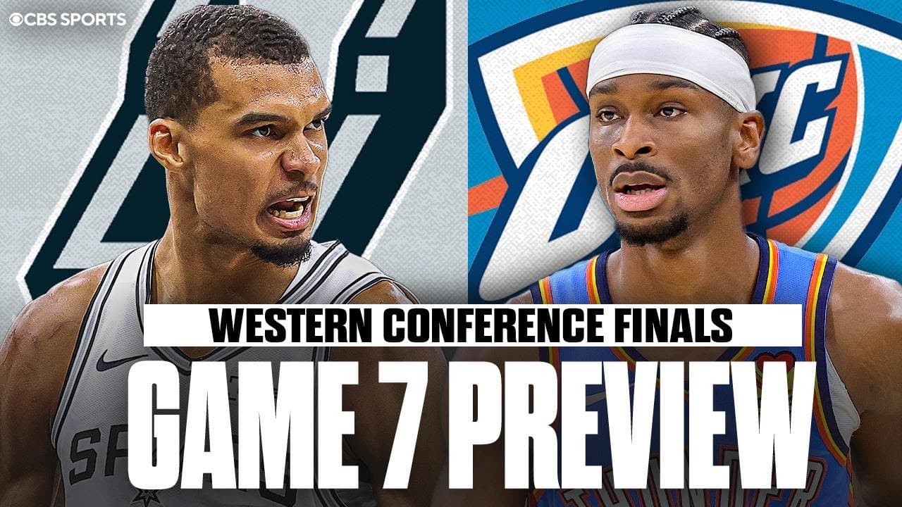 Western Conference Finals Game 7 Preview: Spurs vs Thunder | Predictions & Picks to win ✅