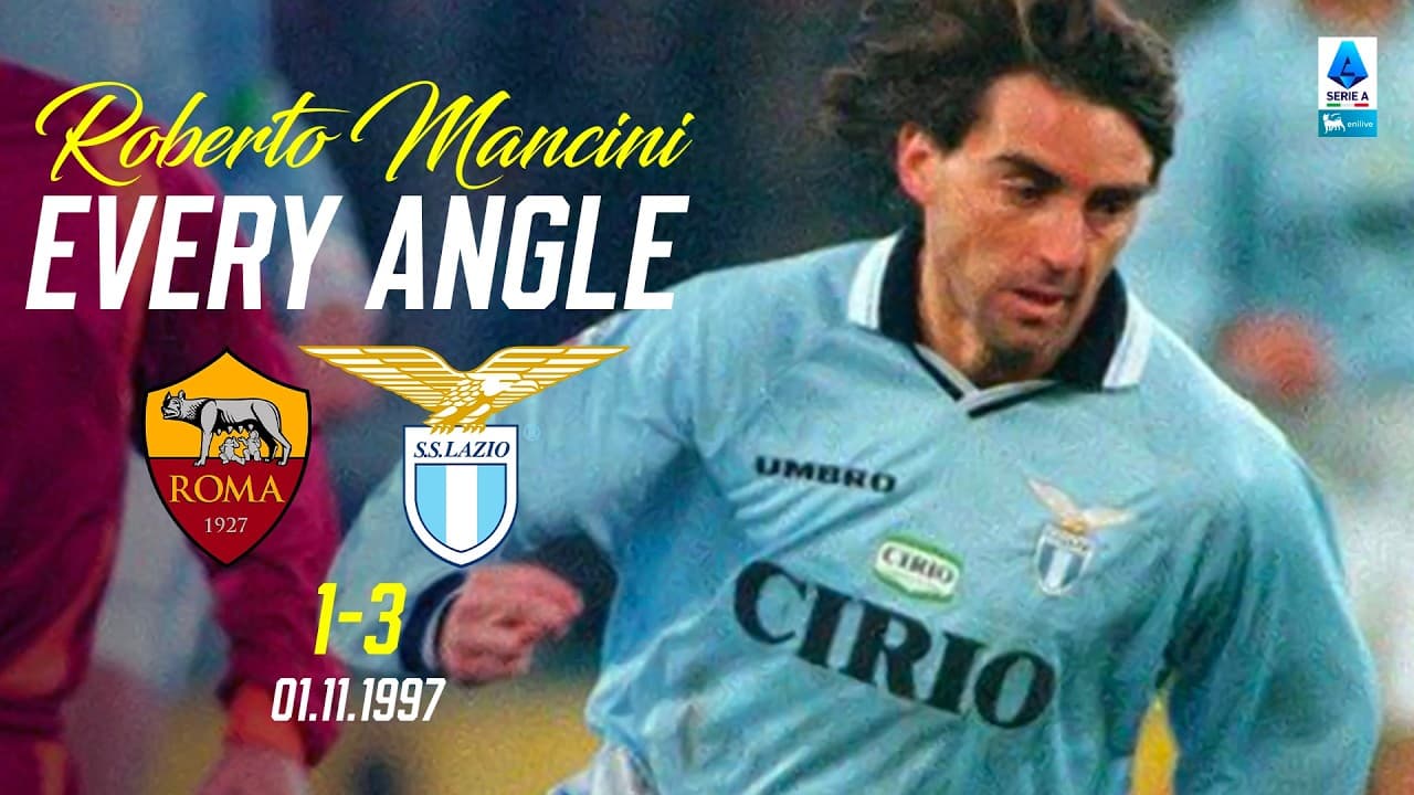 🔃 EVERY ANGLE - IL GOL DI MANCINI CONTRO LA ROMA