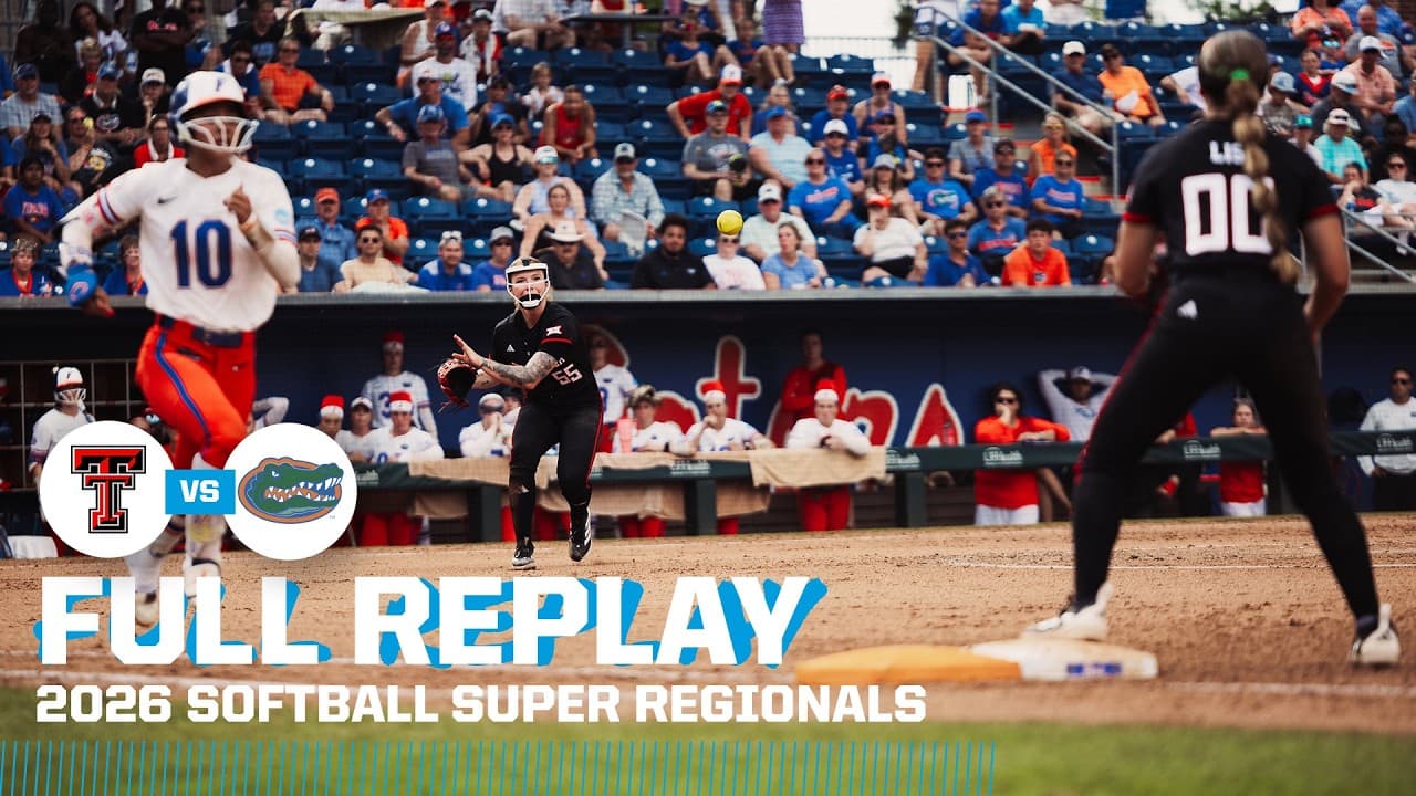 Texas Tech vs. Florida: 2026 NCAA softball super regionals Game 3  | FULL REPLAY