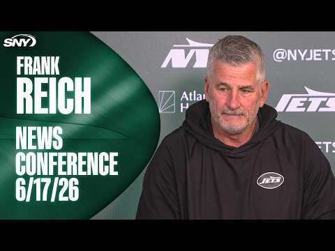 Jets offensive coordinator Frank Reich talks QBs Geno Smith, Cade Kubnik, and new scheme for offense