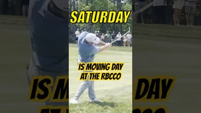 Saturday is Moving Day ⬆️⬇️ at The RBC Canadian Open