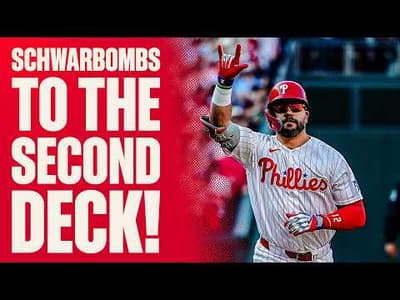 Kyle Schwarber LAUNCHING Baseballs into the SECOND DECK at Citizens Bank Park!