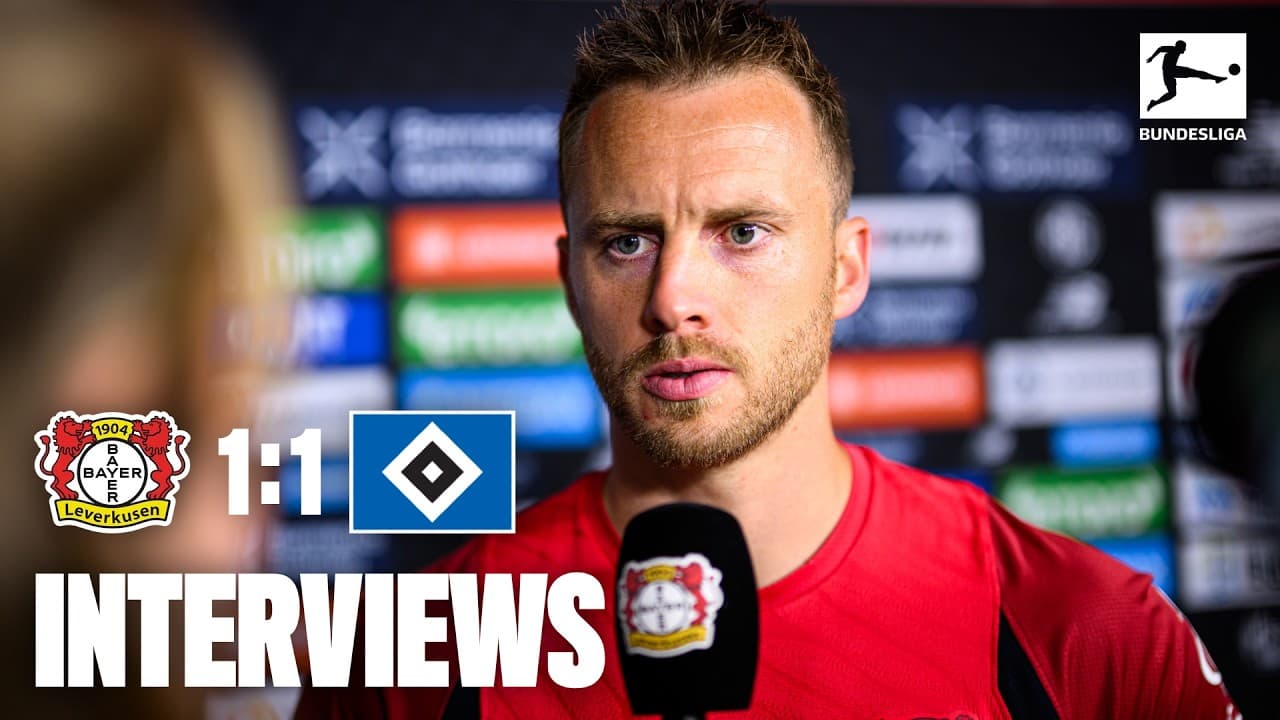 Final season match 🆚 HSV | Interview with Mark Flekken & Robert Andrich