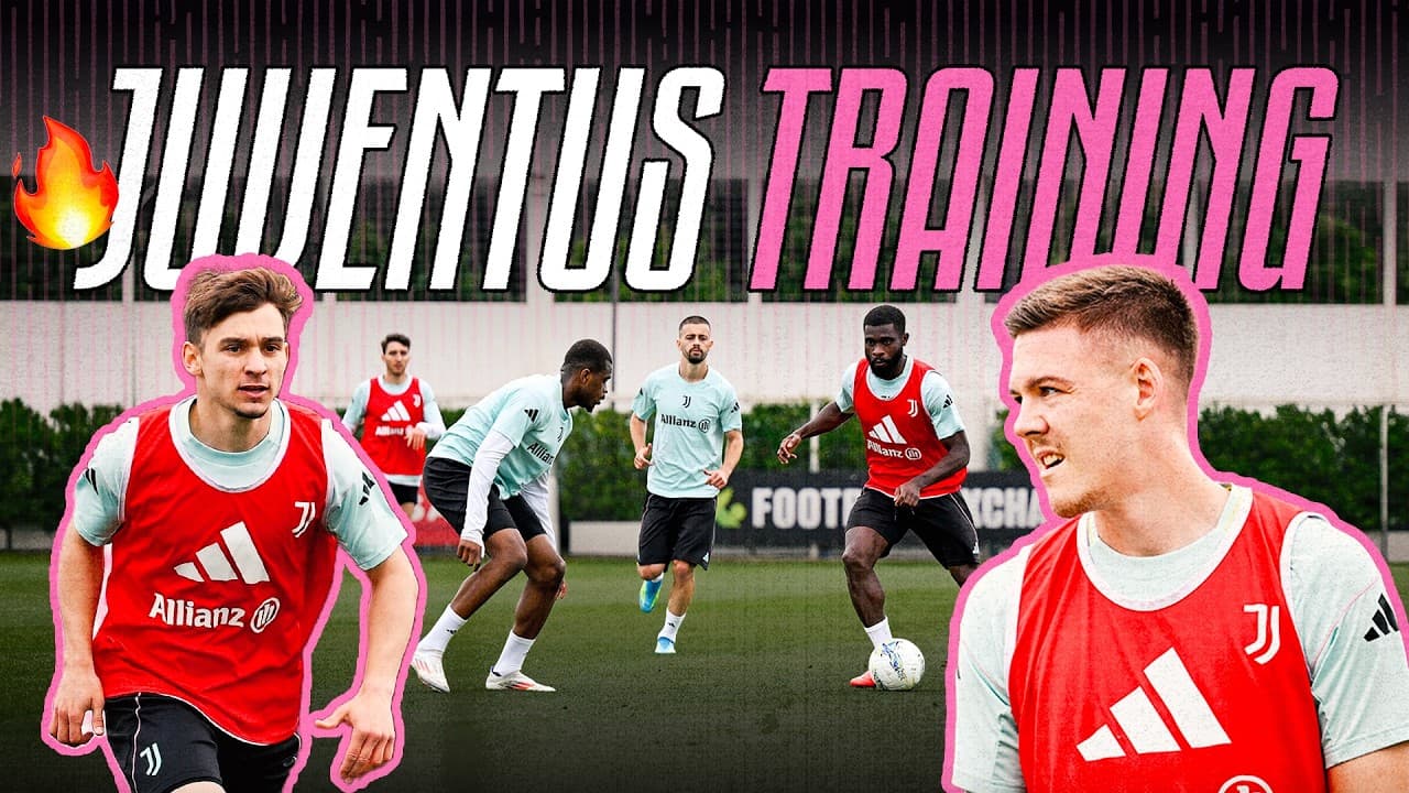 Watch JUVENTUS TRAINING 🔥 Ahead of the clash vs Fiorentina ⚪⚫