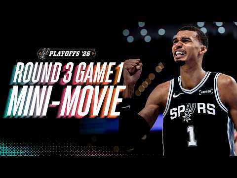 Playoffs Round 3 Game 1 Mini-Movie - Wemby GOES OFF, Spurs Steal Game 1 of Western Conference Finals