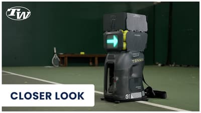 Tenniix Basic AI Ball Machine: Perfect for Coaches & Players? Portable, light & battery-operated 🤖