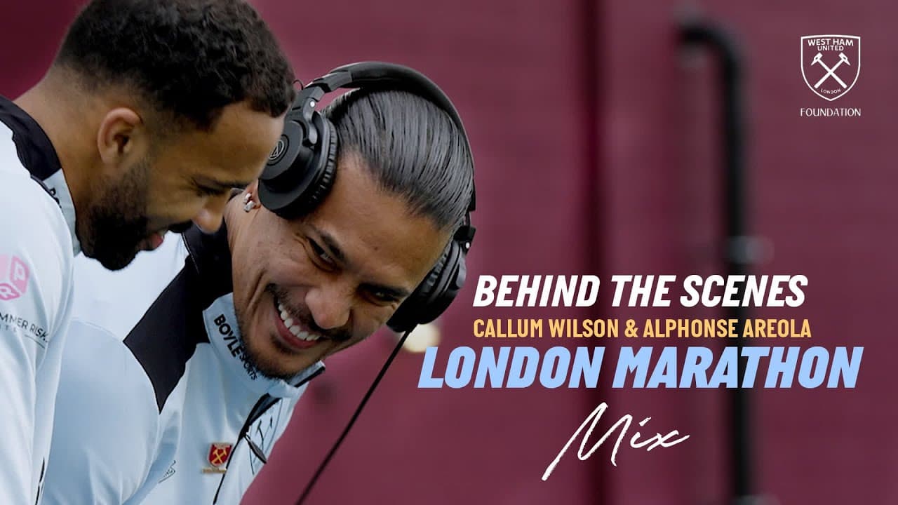 "Where's The Drop?!" 🎧 Wilson & Areola Create Their London Marathon Mix | Behind The Scenes 🎥