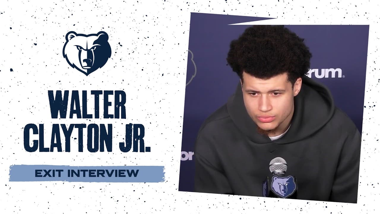 Walter Clayton Jr. | 2025-26 Grizzlies Exit Interviews