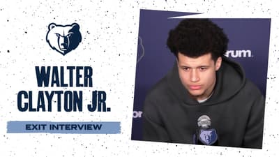 Walter Clayton Jr. | 2025-26 Grizzlies Exit Interviews