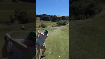 Striping an 11 wood. #golf #golfswing #golfgear #elywould #callawaygolf #hiddenbrooke