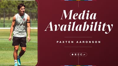 Media Availability | Paxten Aaronson on goals for second half of MLS season