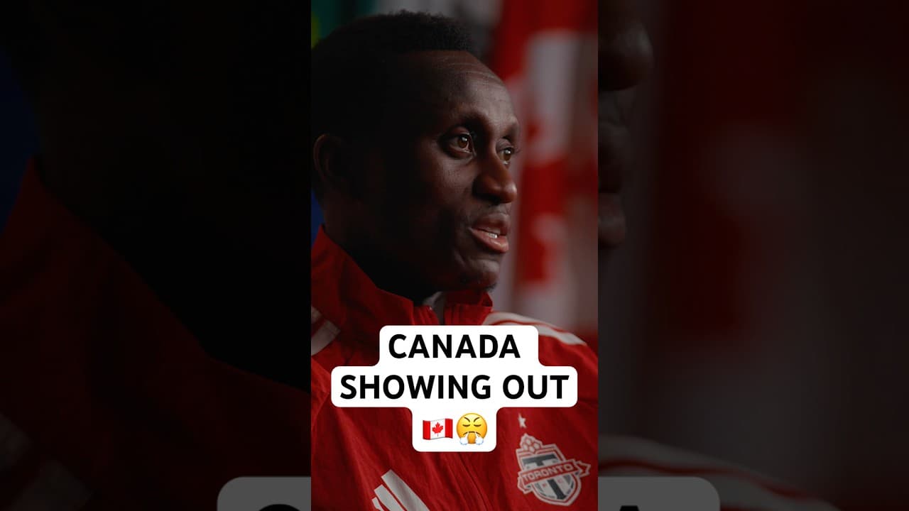 Richie Laryea showing the world @CanadaSoccerTV pride🇨🇦😤