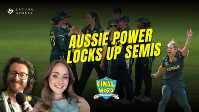 Ellyse Perry power locks up World Cup semi for Australia | TFW Daily