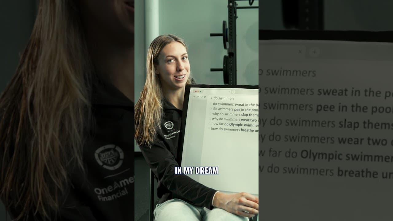 Wait… swimmers can’t breathe underwater?