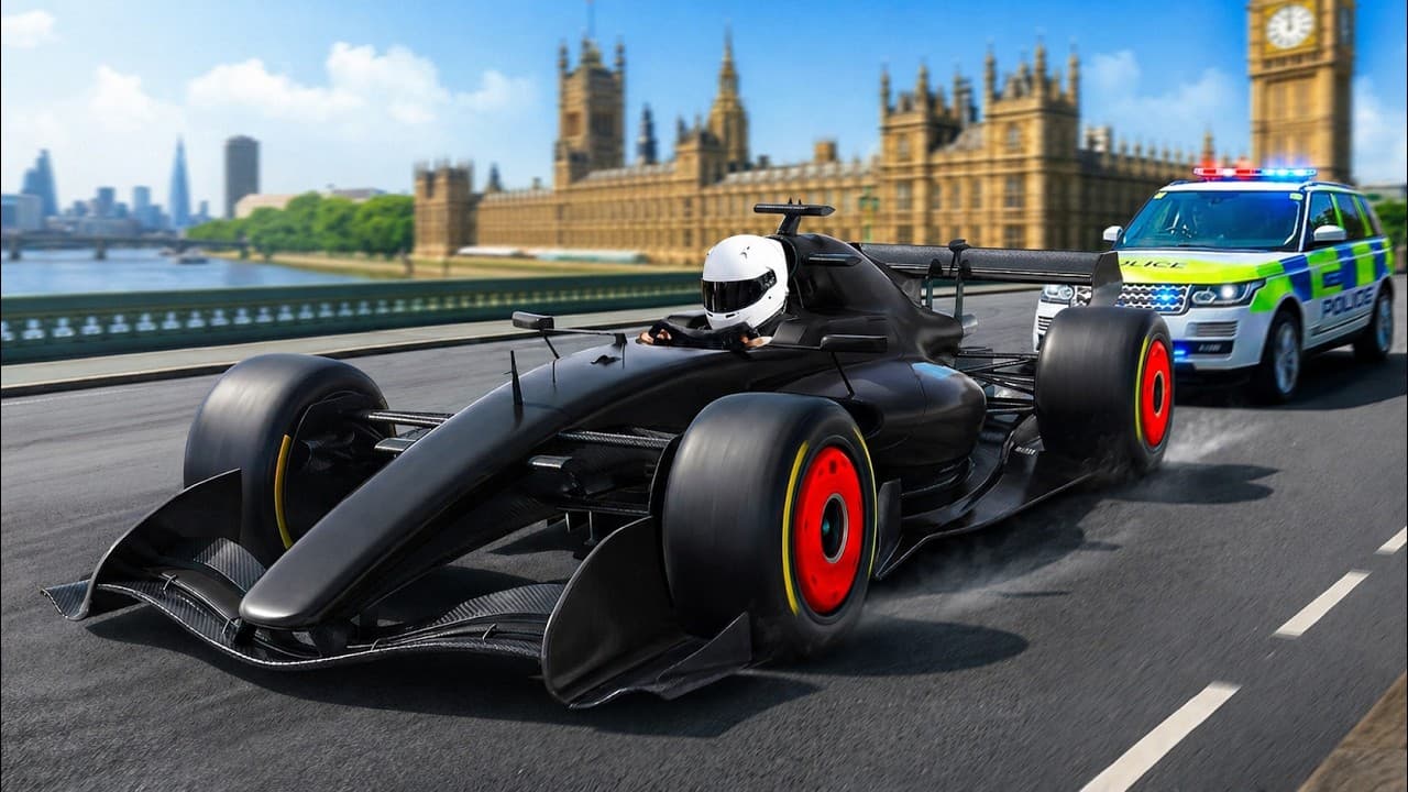 We Drive an F1 Car on Public Roads