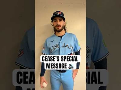 Dylan Cease’s special message to YOU 👨🏻💙 #MLB #Toronto #BlueJays