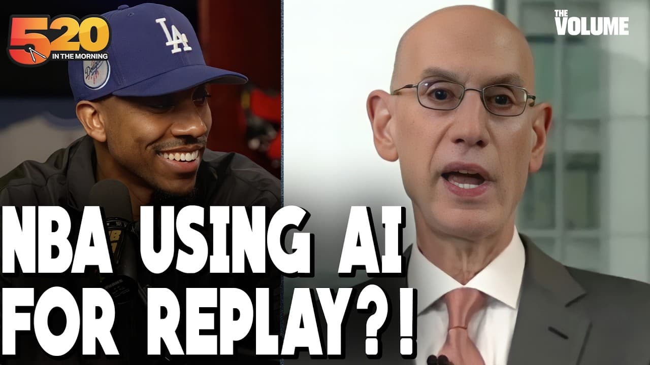 Jeff Teague REACTS to NBA commissioner Adam Silver saying NBA will use AI to enhance replay