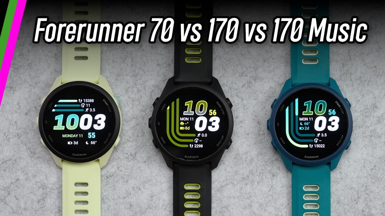 Garmin Forerunner 70 vs 170 Comparison and Buyer’s Guide