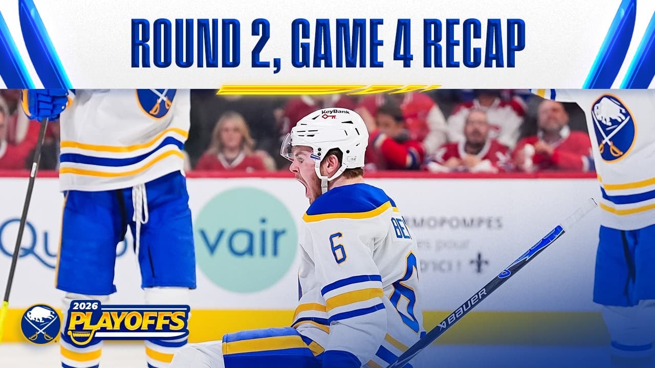 Happy Birthday, Zach Benson‼️ | Benson Scores Go-Ahead Goal In Buffalo Sabres Game 4 Win | Playoffs